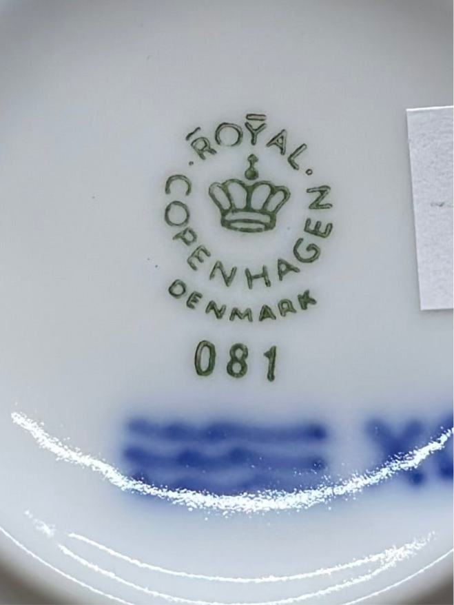 Royal Copenhagen Blå Blomst Tea Cup & Saucer Set | Design 081 & BOX 088 | Excellent Condition