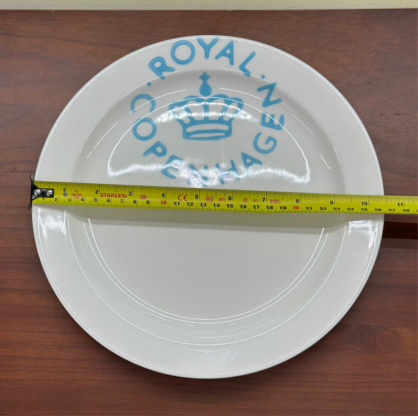 ROYAL COPENHAGEN Fajance Logo Plate #626 | 26cm Dinner Plate | Vintage Danish Faience