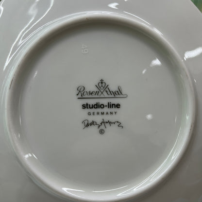 Rosenthal Studio Line Germany Dorothy Hafner Collector Plate Modern Art Design Triangular Shape With Box Brand New 16cm