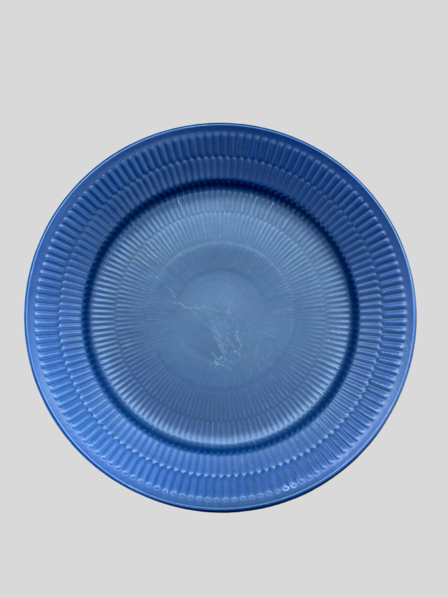 ROYAL COPENHAGEN Deep Indigo Fluted Dinner Plate #627 | 27cm | Modern Danish Design