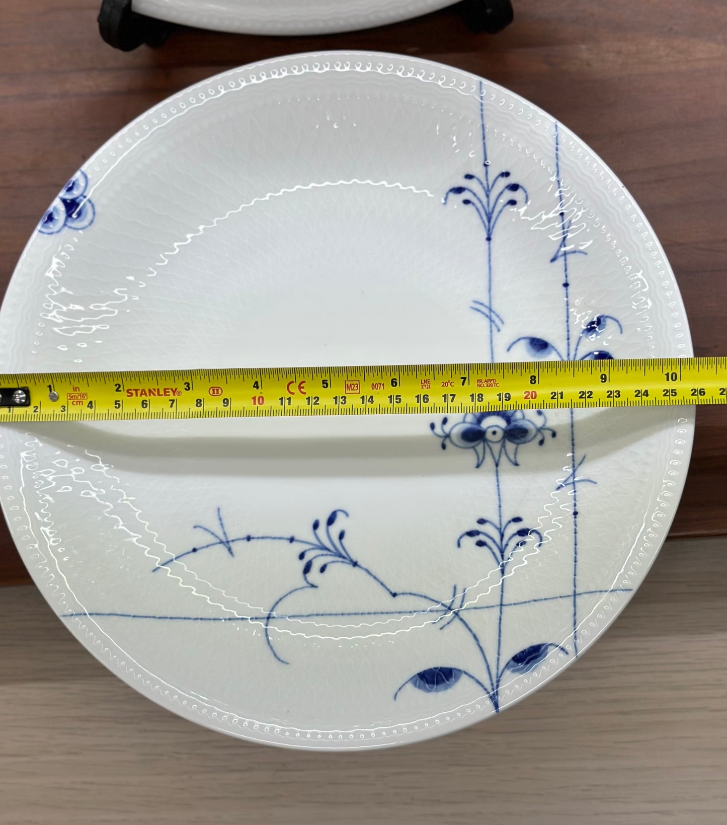 ROYAL COPENHAGEN Blue Palmette Dinner Plate #626 KNX & JGX | 26cm | Hand-Painted | Very Good Condition