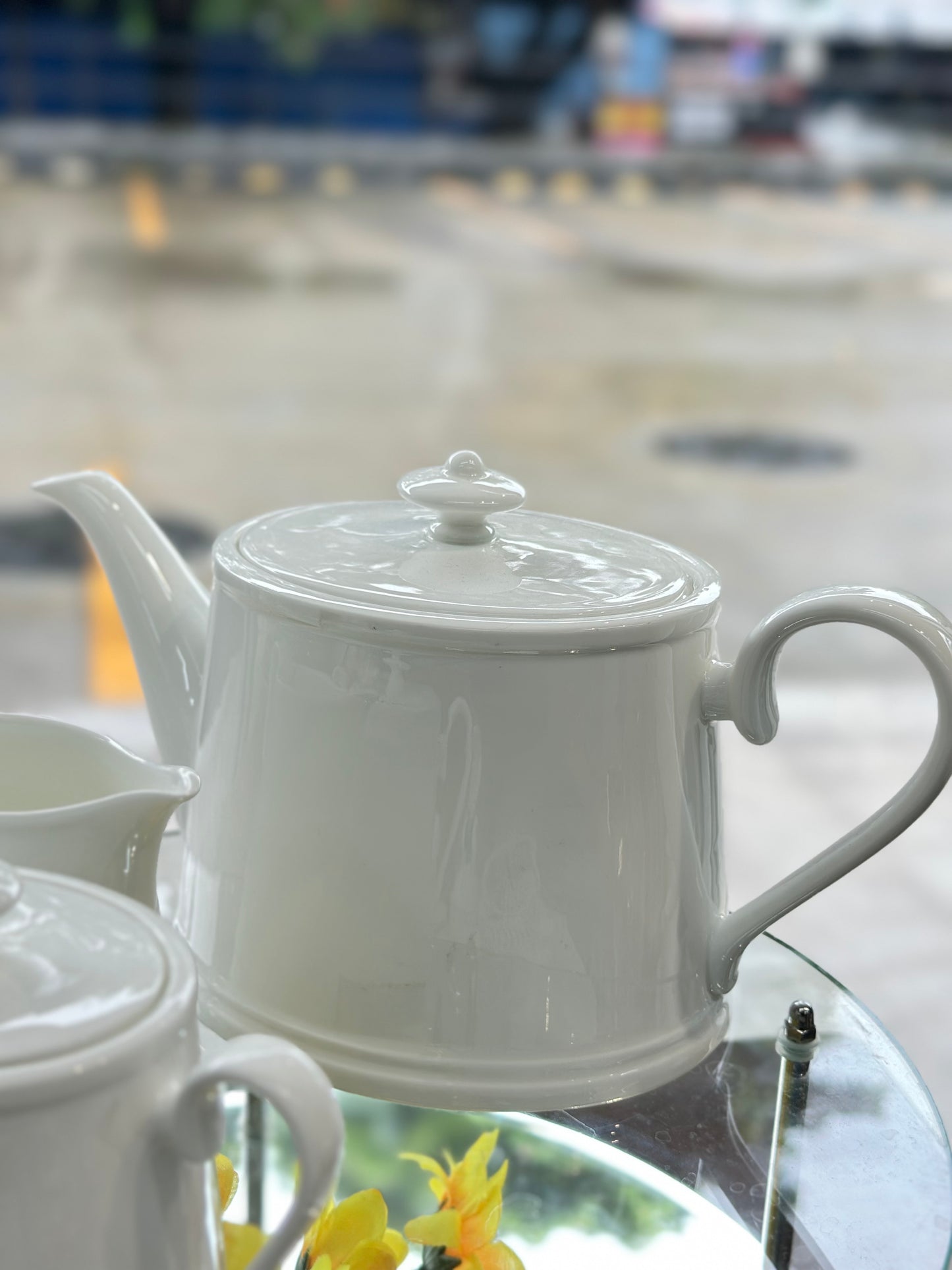 Villeroy & Boch White Porcelain Tea Set