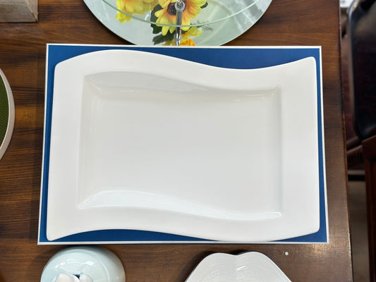 Villeroy & Boch Rectangular Wave Platter