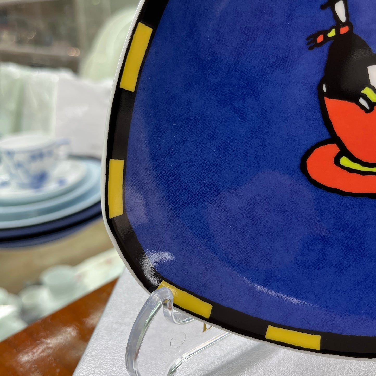 Rosenthal Studio Line Germany Dorothy Hafner Collector Plate Modern Art Design Triangular Shape With Box Brand New 16cm