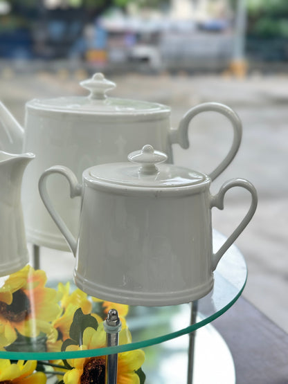 Villeroy & Boch White Porcelain Tea Set