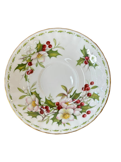 Royal Albert Flower of the Month | December Christmas Rose Cup & Saucer Set | Mint Condition