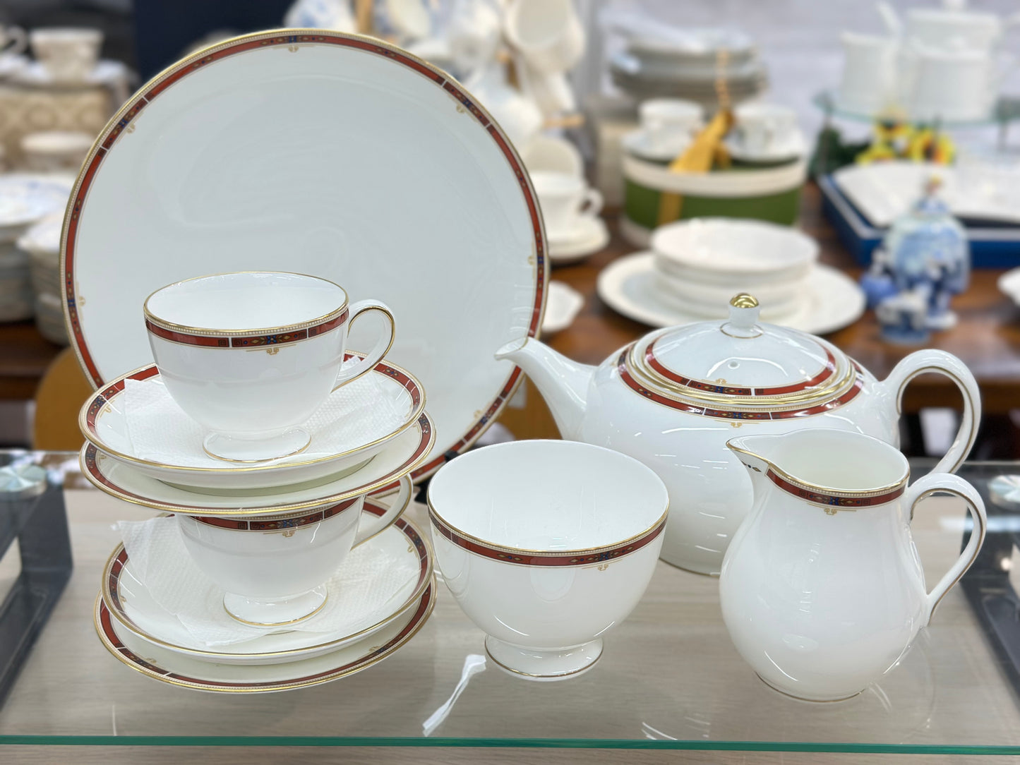 Wedgwood “Colorado” Complete Tea Set