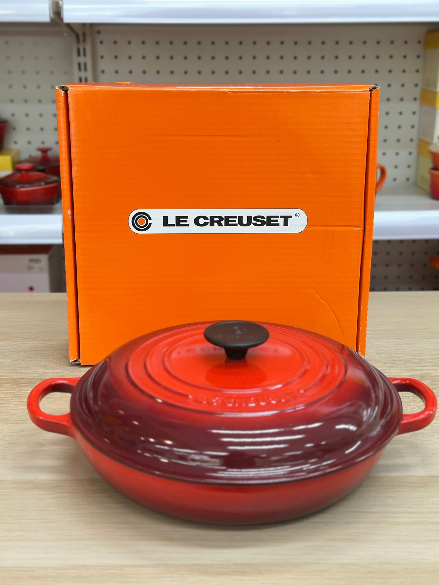 Le Creuset Cocette Round Braiser Type Cast Iron Casserole Made in France