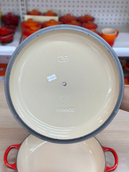 Le Creuset Cocette Round Braiser Type Cast Iron Casserole Made in France