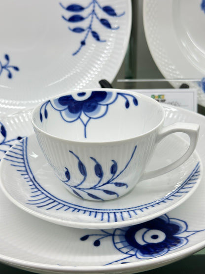 Royal Copenhagen Blue Fluted Tea Cup & Saucer | Cup No. CFX 087 & Saucer BOX 088