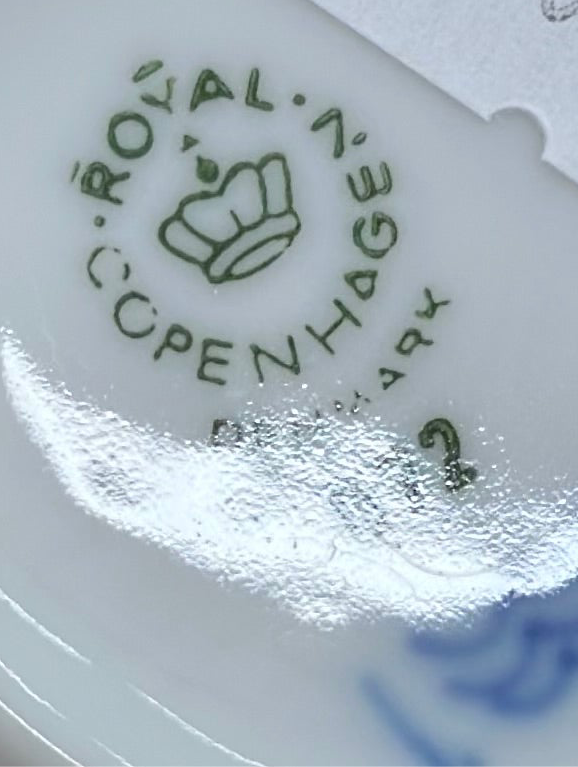 Royal Copenhagen Blue Fluted Cup & Saucer | Cup No. 072 & Saucer No. 082