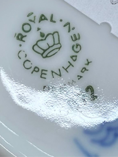 Royal Copenhagen Blue Fluted Cup & Saucer | Cup No. 072 & Saucer No. 082