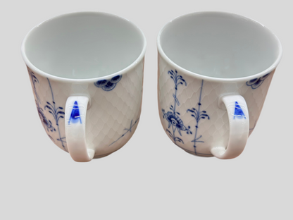 Royal Copenhagen Blue Palmette Mugs | No. 427