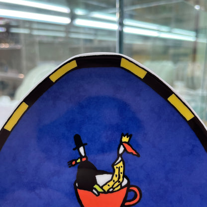 Rosenthal Studio Line Germany Dorothy Hafner Collector Plate Modern Art Design Triangular Shape With Box Brand New 16cm