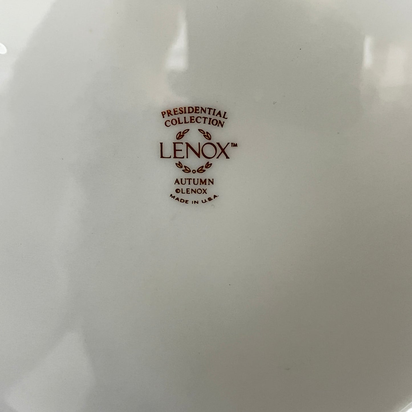 Lenox Autumn Dinner Plate Ivory Fine China Gold Rim Raised Fruits and Scrolls Autumn Pattern Dinner Plate Replacement China Gift