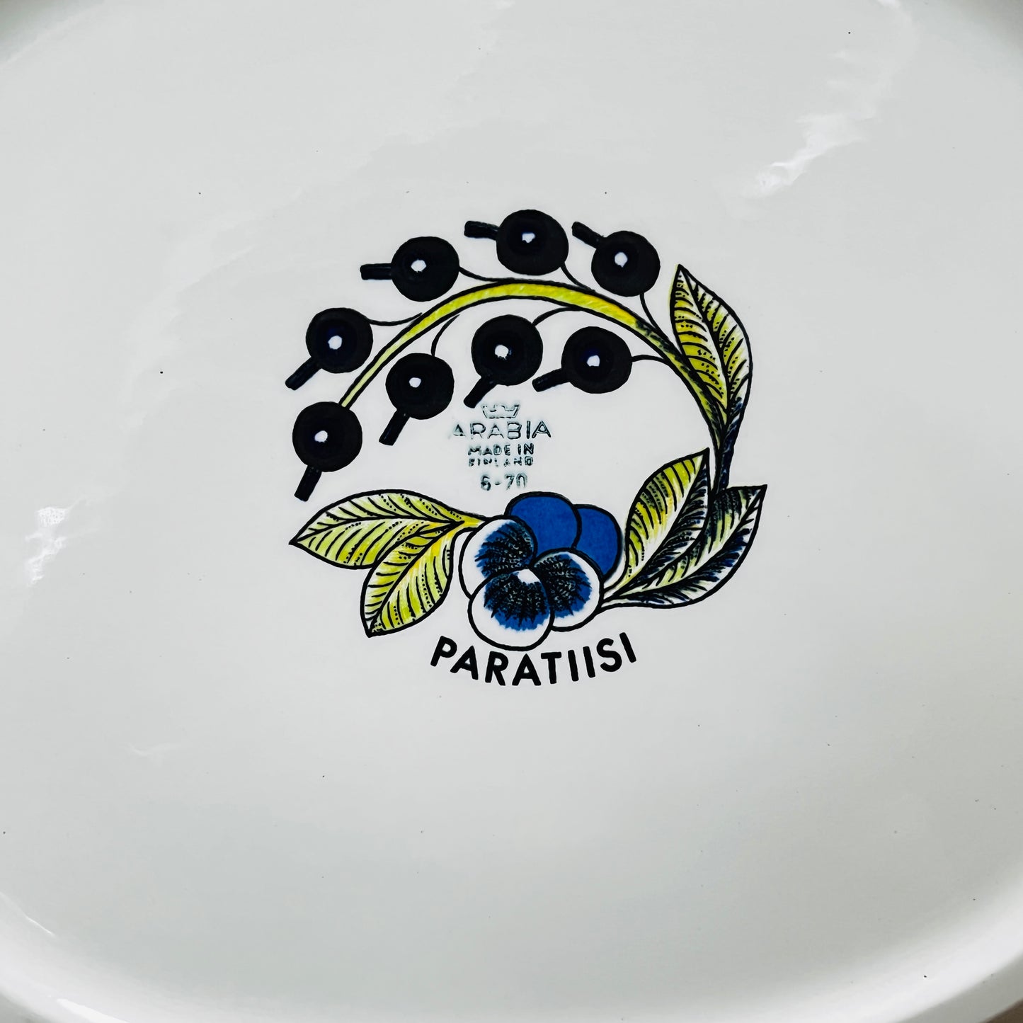 Arabia Paratiisi Serving Plate Birger Kaipiainen vintage retro