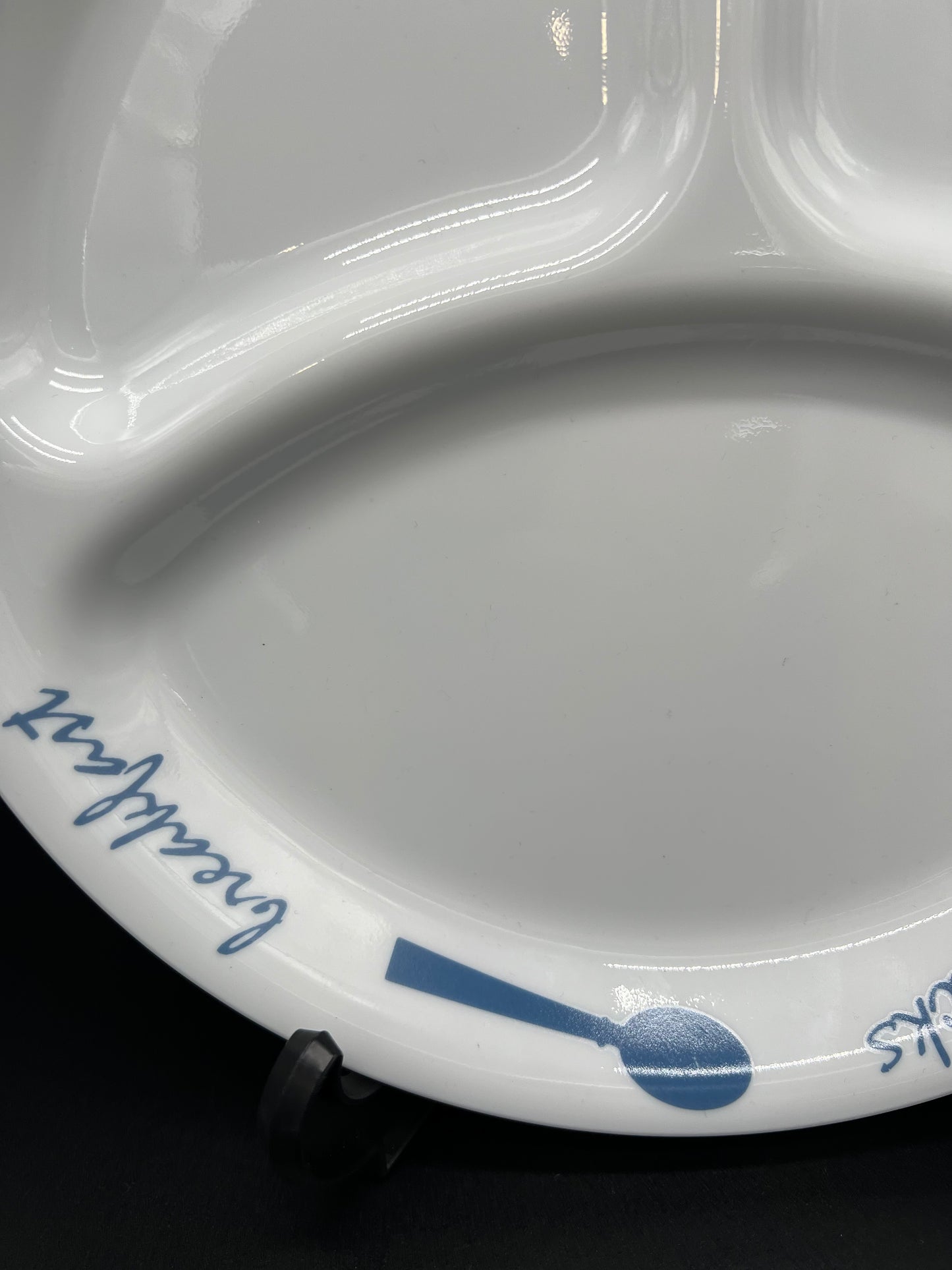 CORELLE Blue Branch Divider Lunch Plates