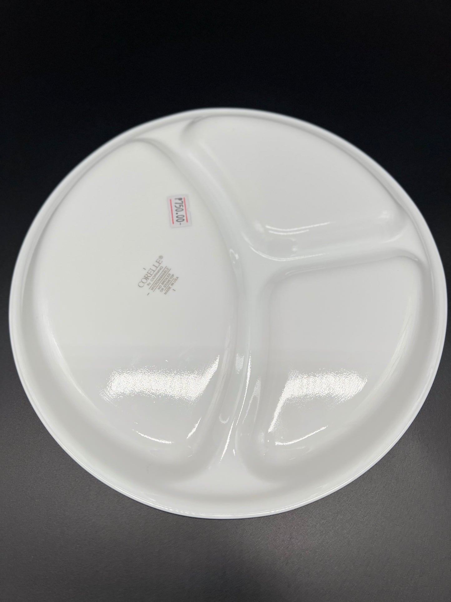 CORELLE Blue Branch Divider Lunch Plates