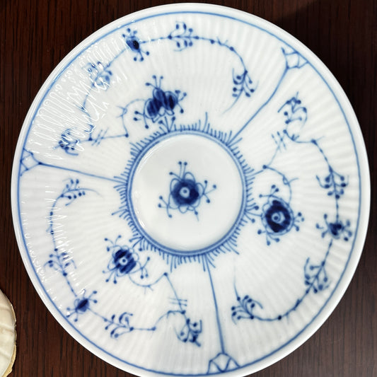 Royal Copenhagen Blue Fluted Plain Saucer No. 2162. Saucer Only NO CUP. Denmark